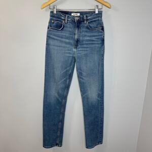 Re/Done 70's Straight High Rise Jeans Cotton Women's 26